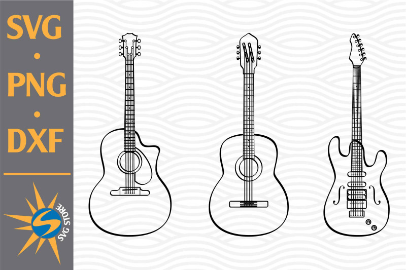 guitar-svg-png-dxf-digital-files-include