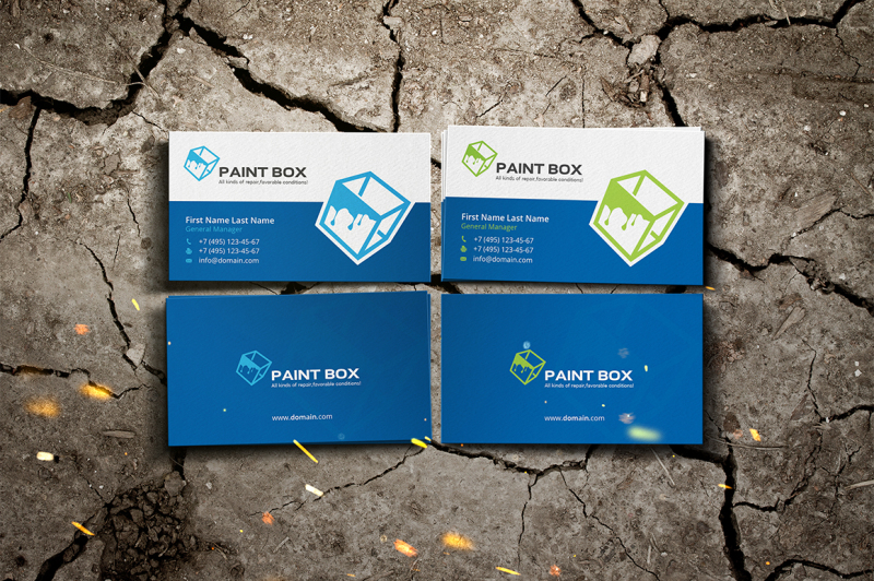 paint-box-business-card