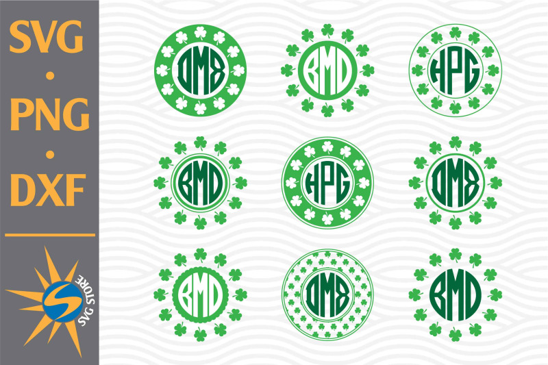 circle-shamrock-monogram-svg-png-dxf-digital-files-include