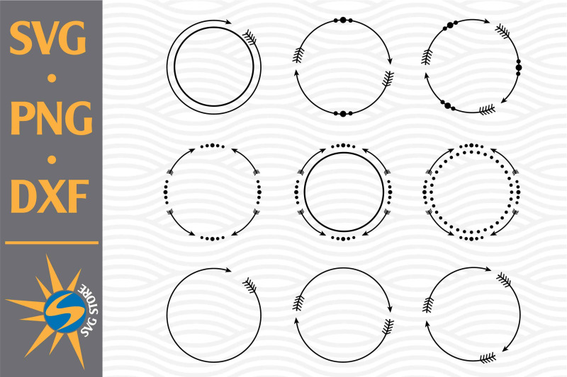 circle-arrow-svg-png-dxf-digital-files-include