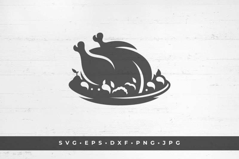 baked-chicken-dish-icon-isolated-on-white-background-vector-illustrati