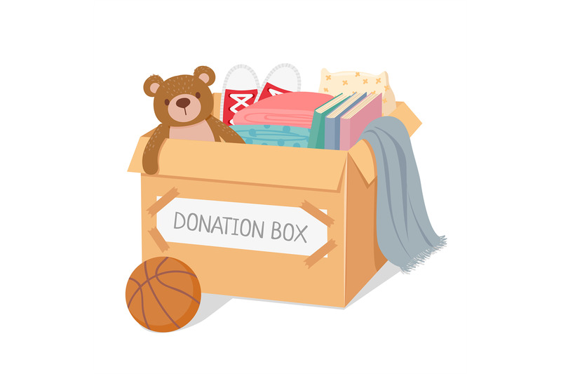 donation-box-charity-for-poor-kids-and-homeless-people-box-filled-wi