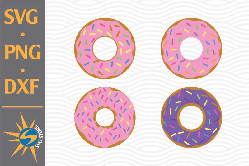 donut-svg-png-dxf-digital-files-include