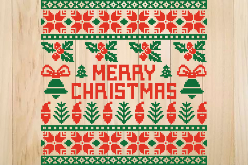 ugly-christmas-sweater-design-svg