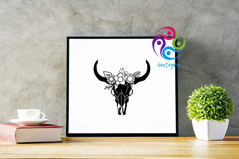 cow-boho-skull-with-flowers