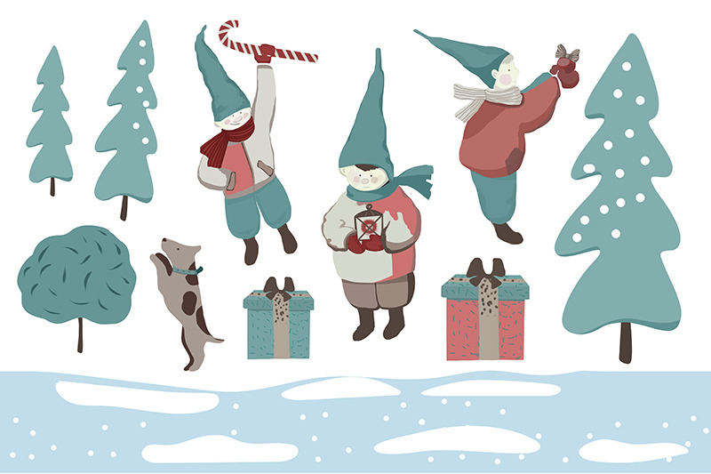 christmas-seamless-banner-with-the-three-elves