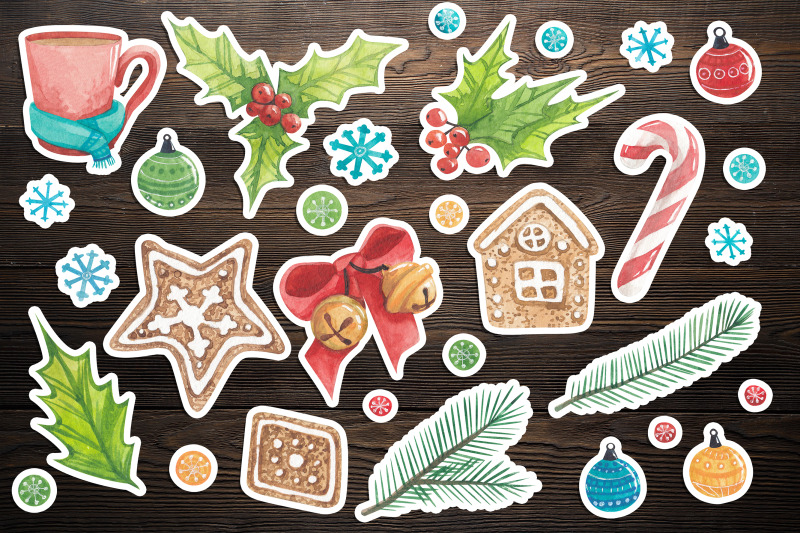 new-year-watercolor-set-watercolor-stickers-happy-new-year