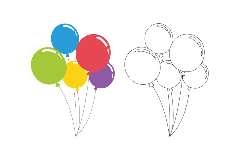 christmas-balloons-fill-outline-icon