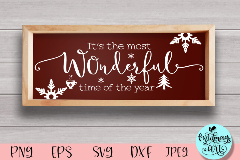 the-most-wonderful-time-of-the-year-wood-sign-svg-christmas-sign-svg