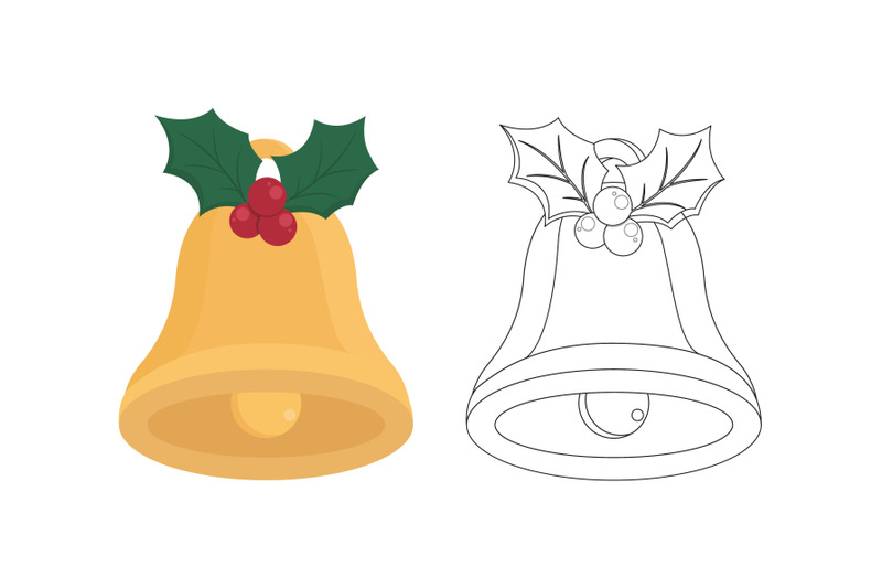 christmas-bell-fill-outline-icon