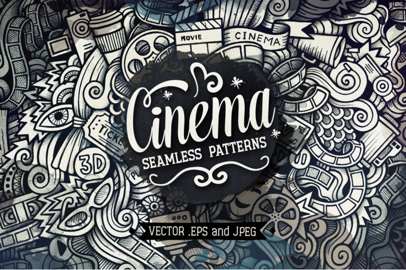 cinema-graphic-doodles-patterns