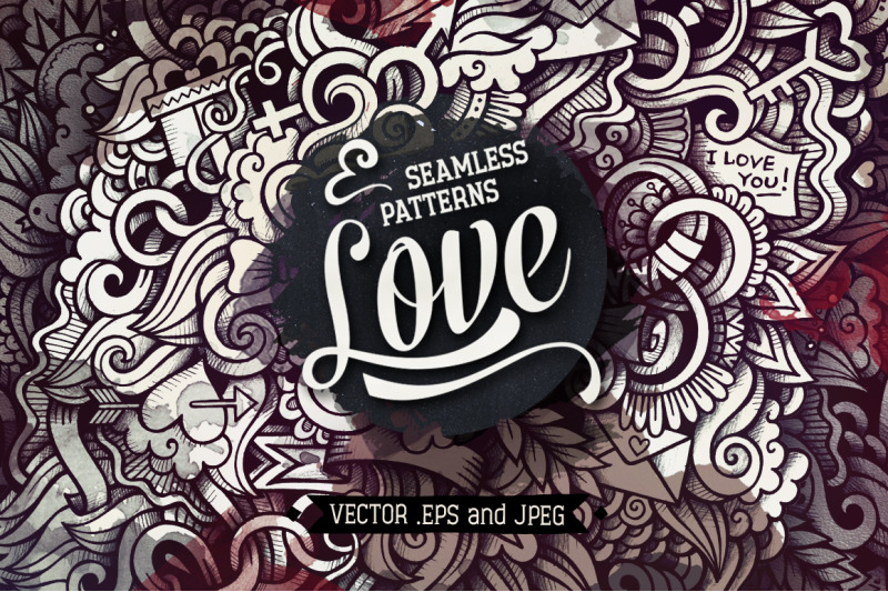 love-graphic-doodles-patterns