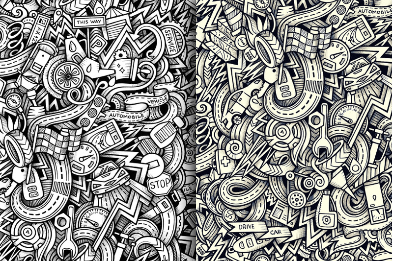 vehicle-graphic-doodles-patterns