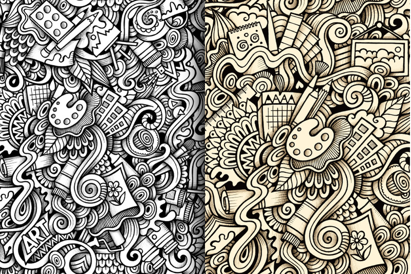 art-graphic-doodles-patterns