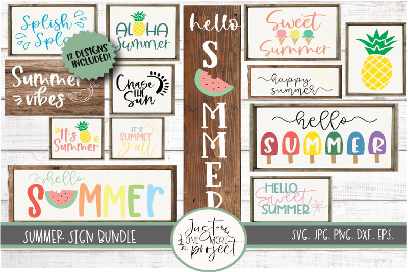 summer-sign-bundle-summer-sign-svg-hello-summer-svg-summertime-svg