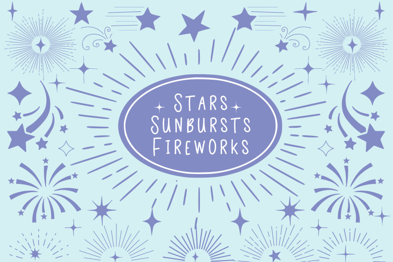 stars-sunburts-and-fireworks