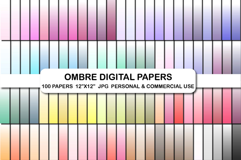 white-ombre-digital-papers-ombre-background-pattern-papers