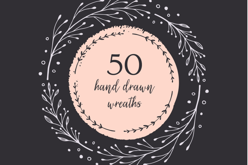 50-hand-drawn-wreaths