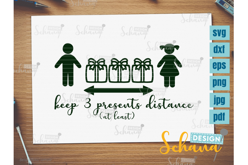 christmas-vector-svg-for-kids-keep-distance-svg-file-sublimation-cut