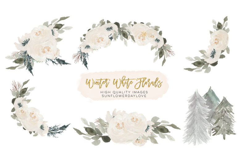 christmas-winter-snowflake-flowers-clipart