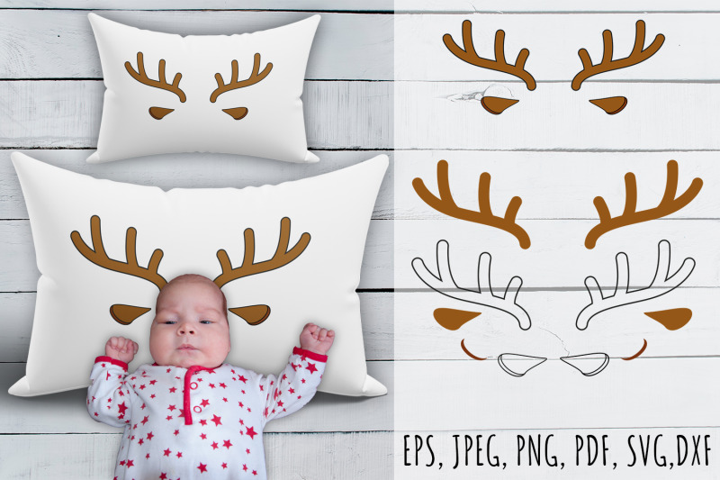 christmas-antlers-svg-christmas-pillowcase-bundle