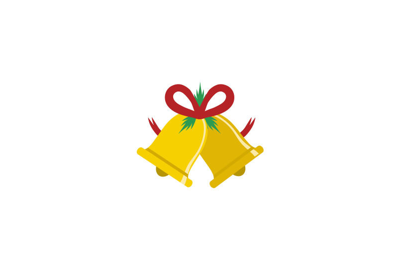 twin-banded-bell-christmas-icon