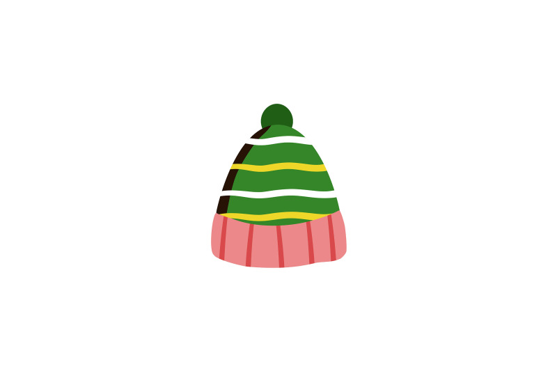 stripes-beanie-hat-christmas-icon