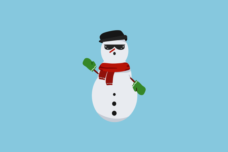 cool-snowman-christmas-icon