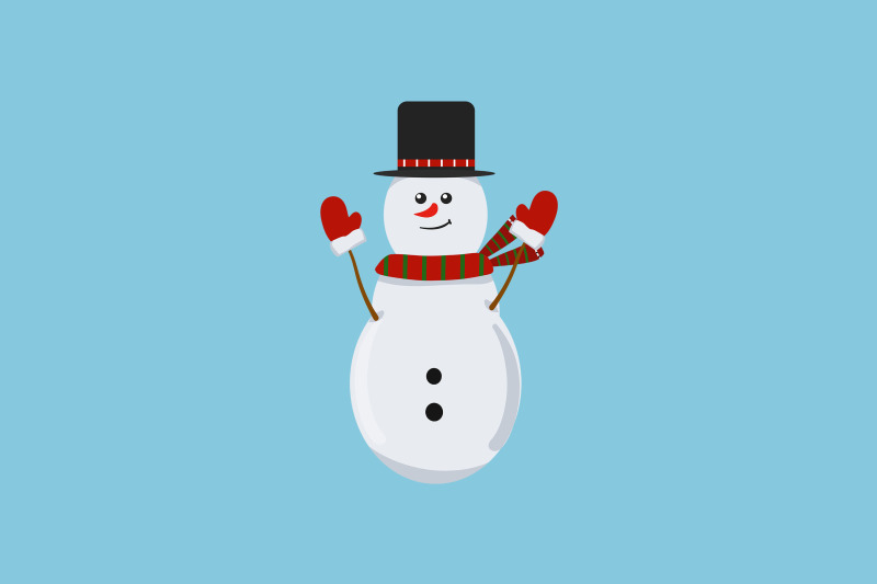 snowman-with-magic-hat-christmas-icon