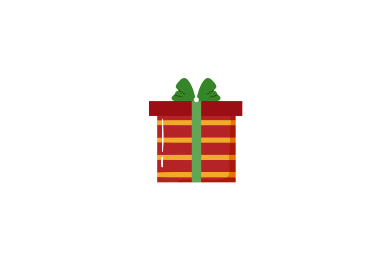 maroon-gift-christmas-icon