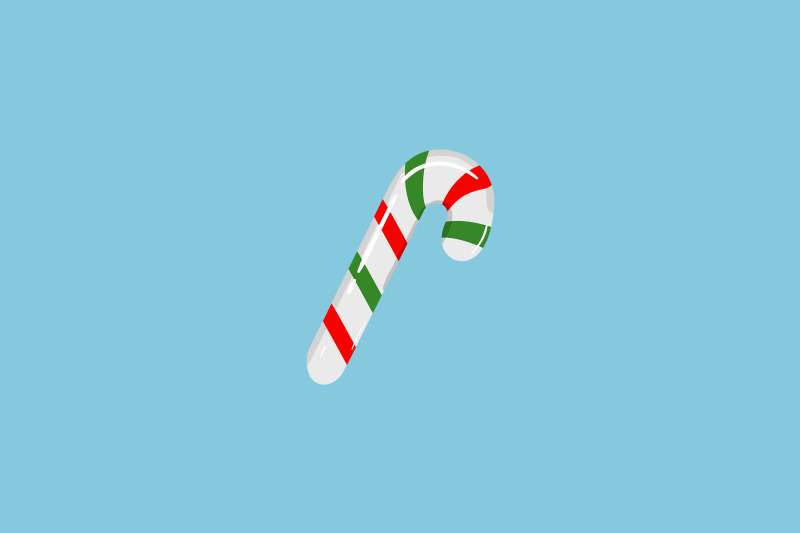 two-stripes-color-peppermint-christmas-icon