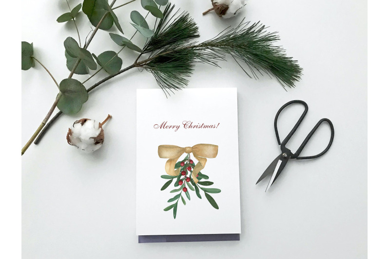 7-christmas-floral-card-templates