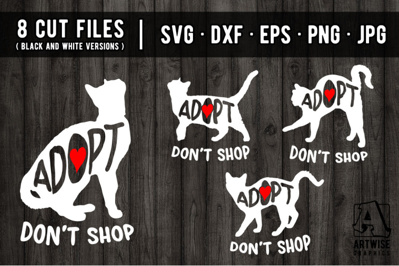 support-cats-and-pets-adoption-animal-rescue-svg-cut-files
