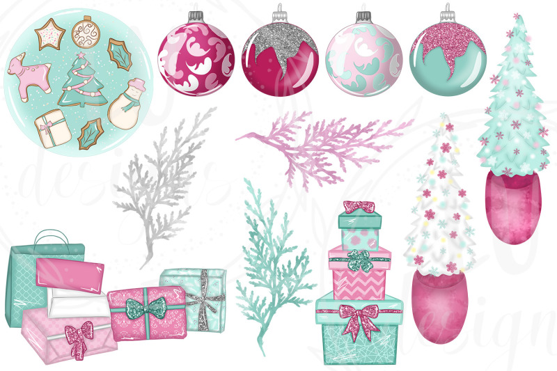 christmas-clipart-girly-christmas-illustrations-holiday-fashion-girl
