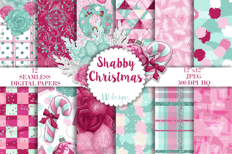 christmas-digital-papers-holiday-seamless-patterns-winter-background