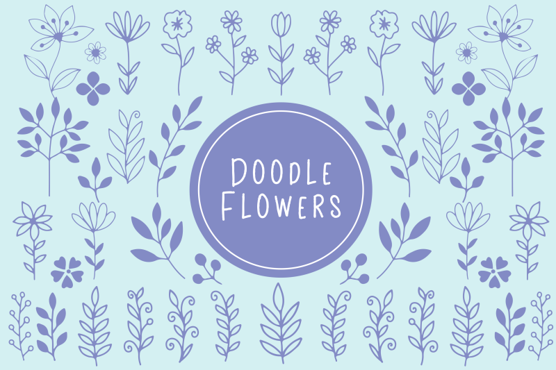 doodle-flowers-stems-and-branches