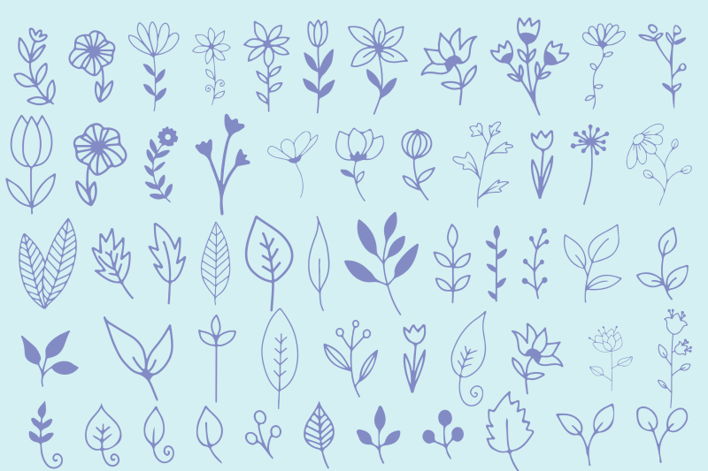doodle-flowers-stems-and-branches