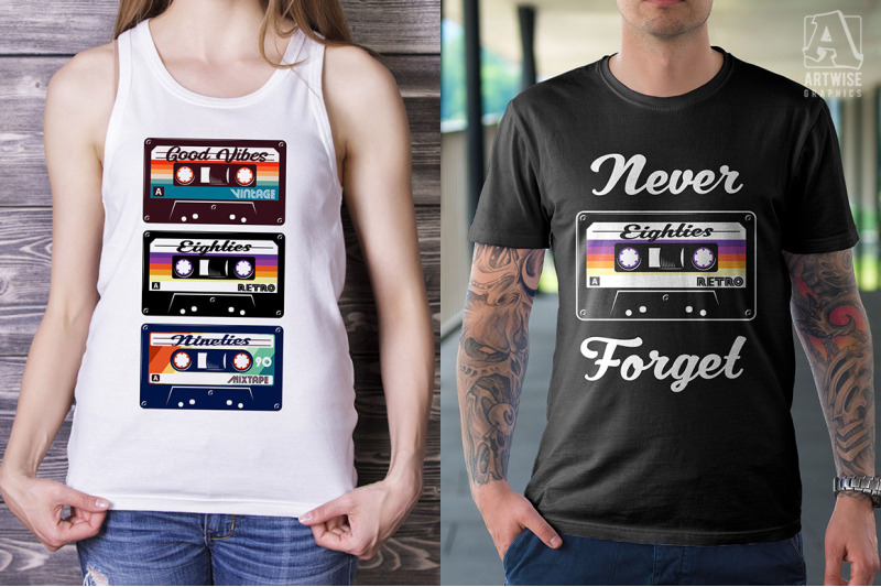 vintage-cassette-tapes-retro-audio-mixtape-vector-graphics