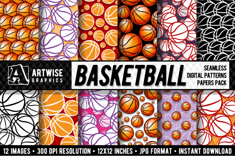 basketball-digital-paper-graphics-sports-balls-seamless-patterns