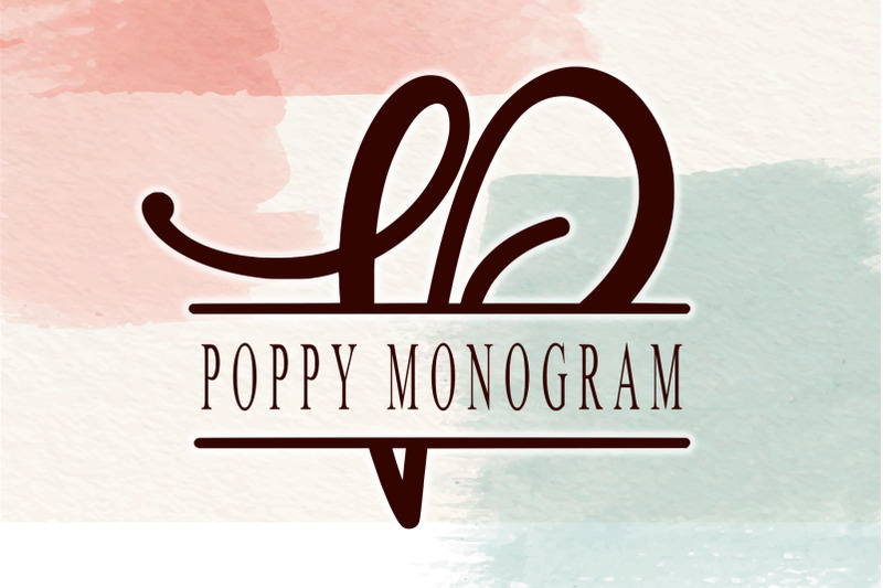 poppy-monogram