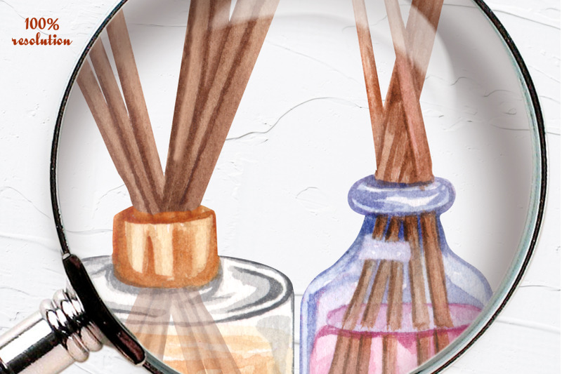 spa-objects-watercolor-clipart
