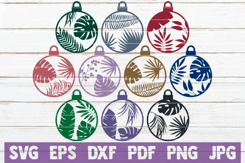 tropical-christmas-ornaments-svg-cut-files