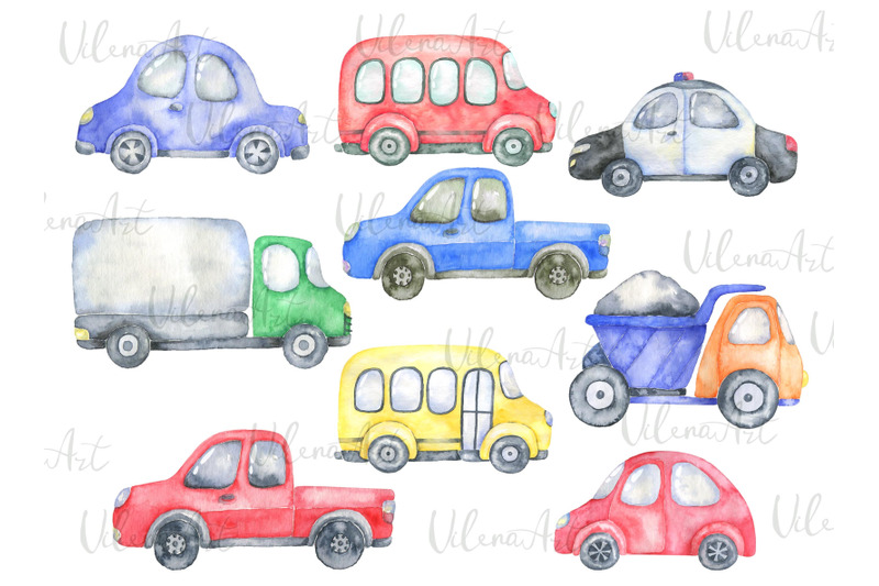 watercolor-transport-clipart-car-bus-clip-art-png-baby-shower-image