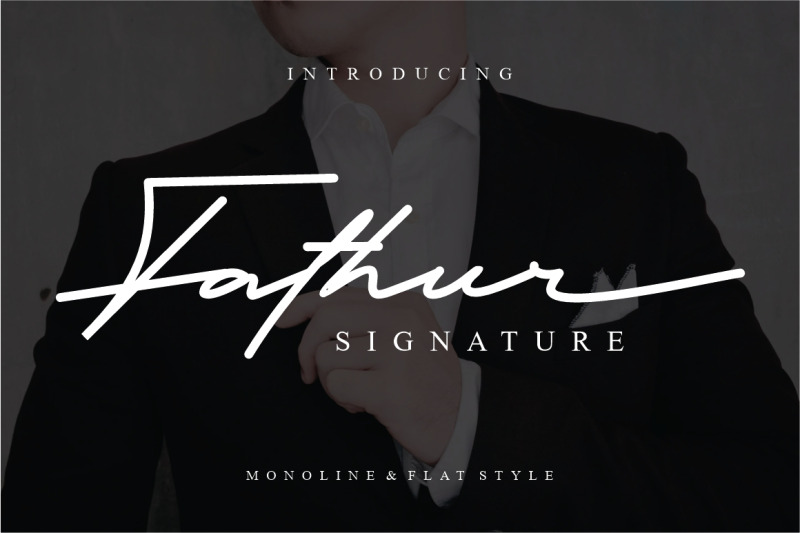 fathur-luxury-signature-font