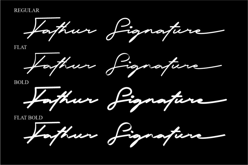 fathur-luxury-signature-font