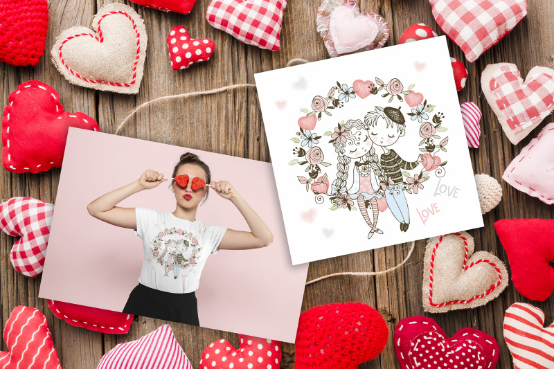 funny-valentine-love-day-valentines-digital-clipart-cute-couples