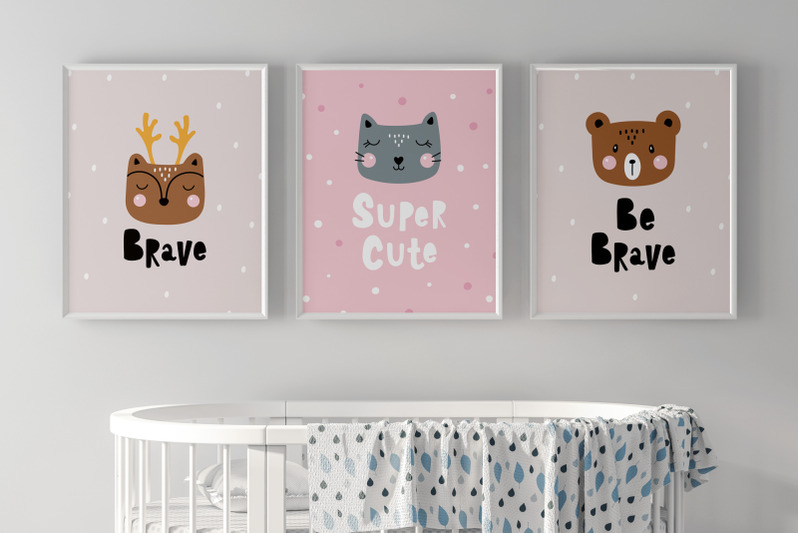 set-cute-animals-posters-planner