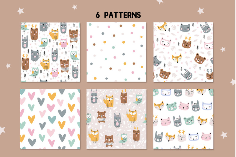 set-cute-animals-posters-planner