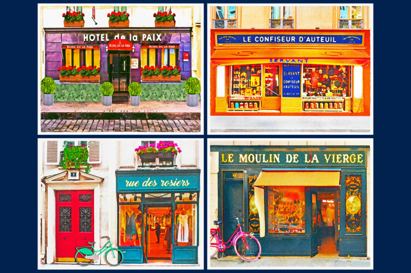 parisian-shops-watercolor-backgrounds