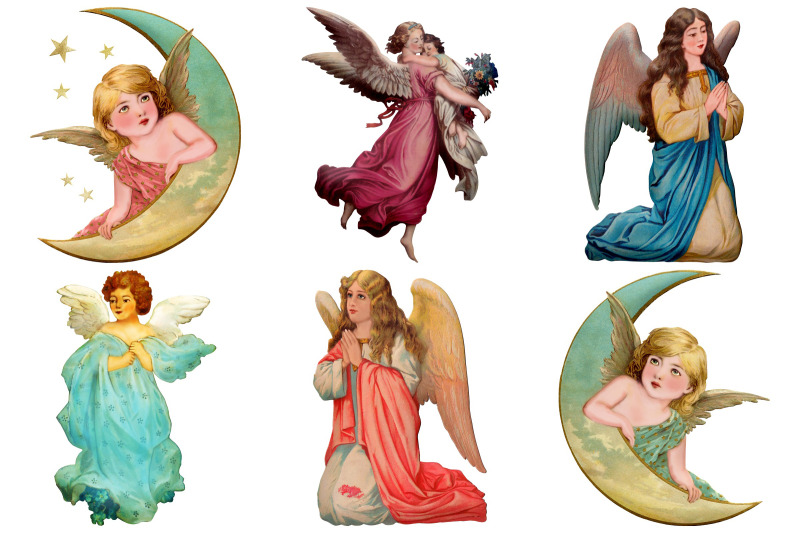 vintage-angels-and-fairies-restored-clip-art